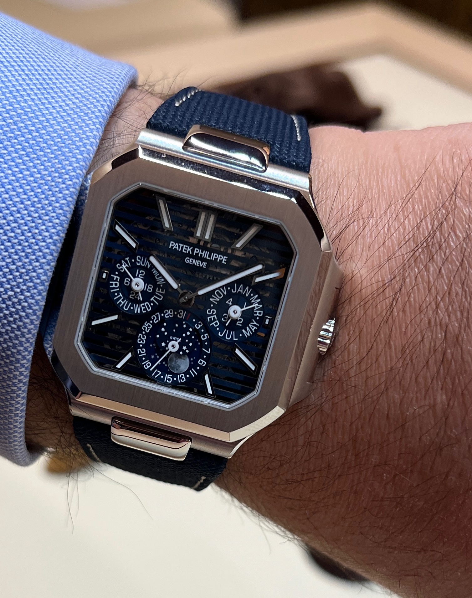 Experience the bold elegance of Patek Philippe Cubitus Perpetual
