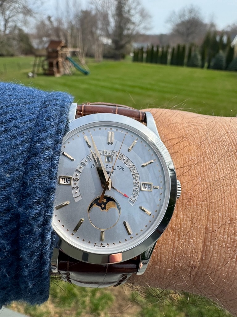 Watch by Patek Philippe, Complications, 5146, Annual Calendar Moon Phases