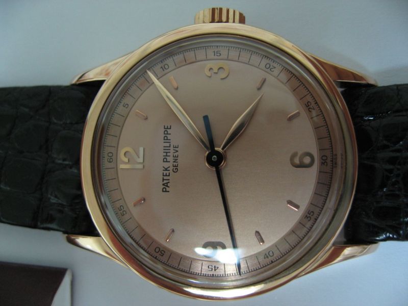 Ref 96 RG Yr of Manufacture 1946 Silver dial Raised gold indexes