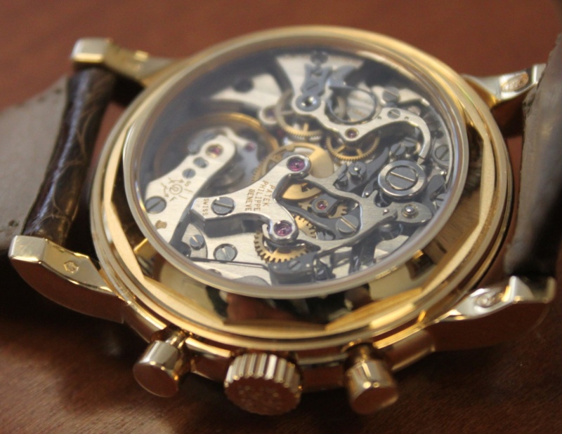 What about the back? Had the sapphire display back installed at Henri Stern, to observe the lovely and enchanting CH 27-70 movement.
