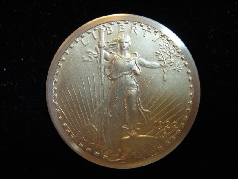 Front view US GOLD COIN