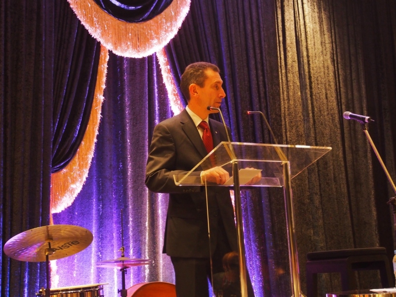 Our host from patek Yves cavadini welcoming us and then showed a video on the making of the 175 grand chime wristwatch