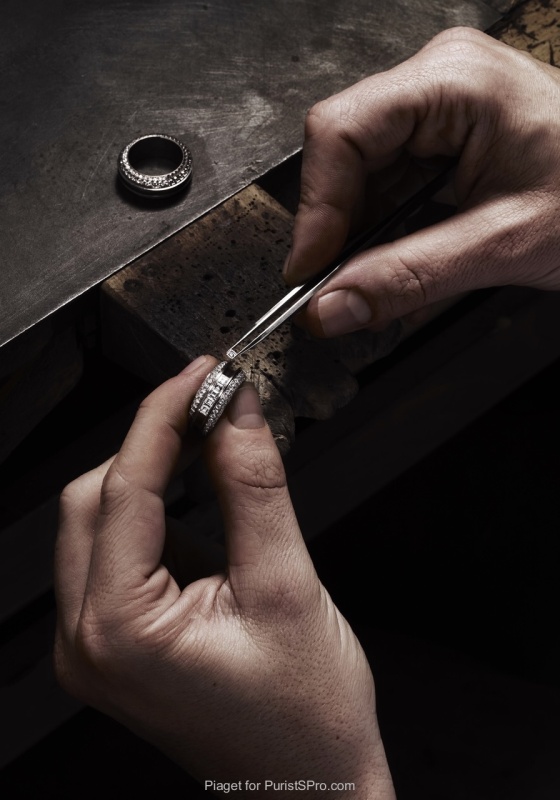 A Piaget artisan hard at work.