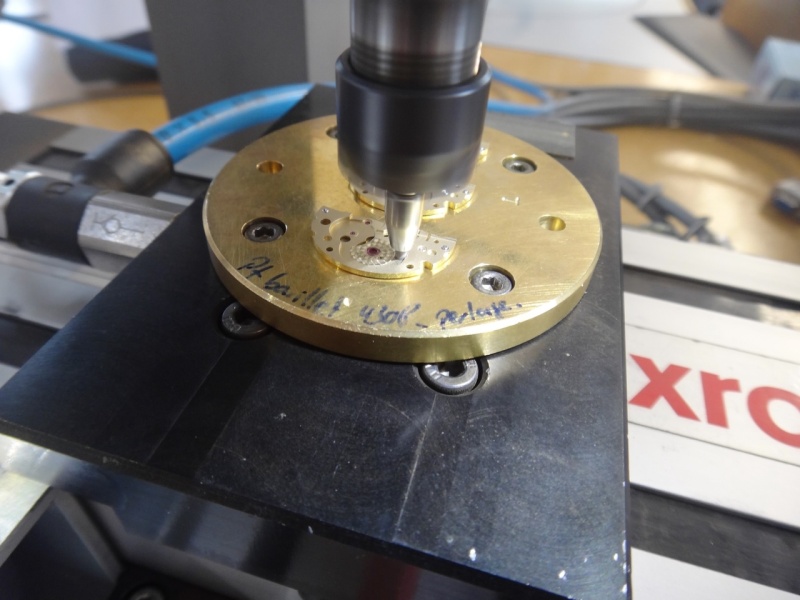 A machine adding a finishing touch