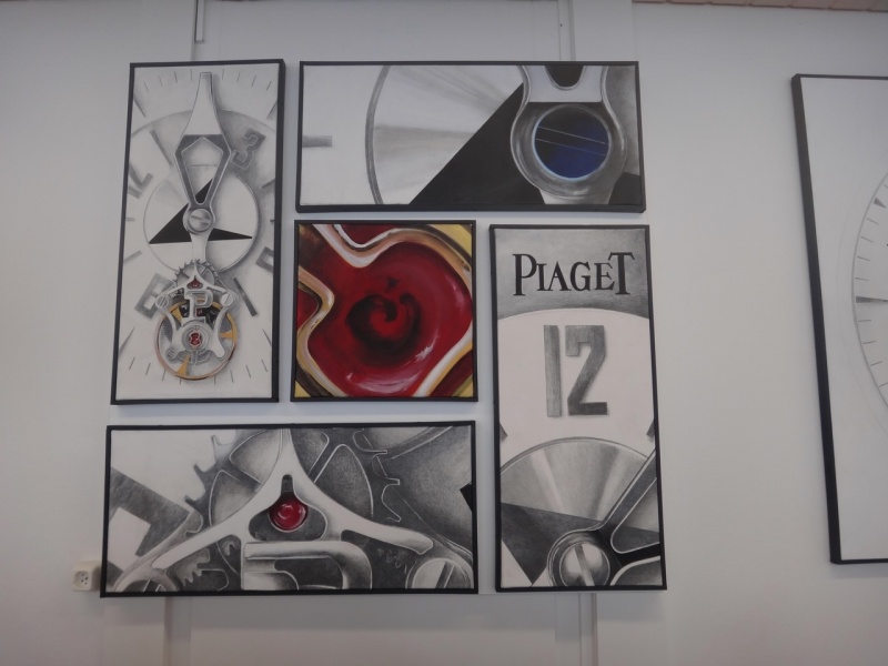 Some more art, as I said there are many cool paintings here for watch lovers
