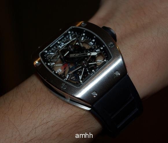 on the hand