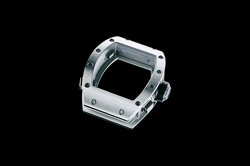 Brushed Titanium case