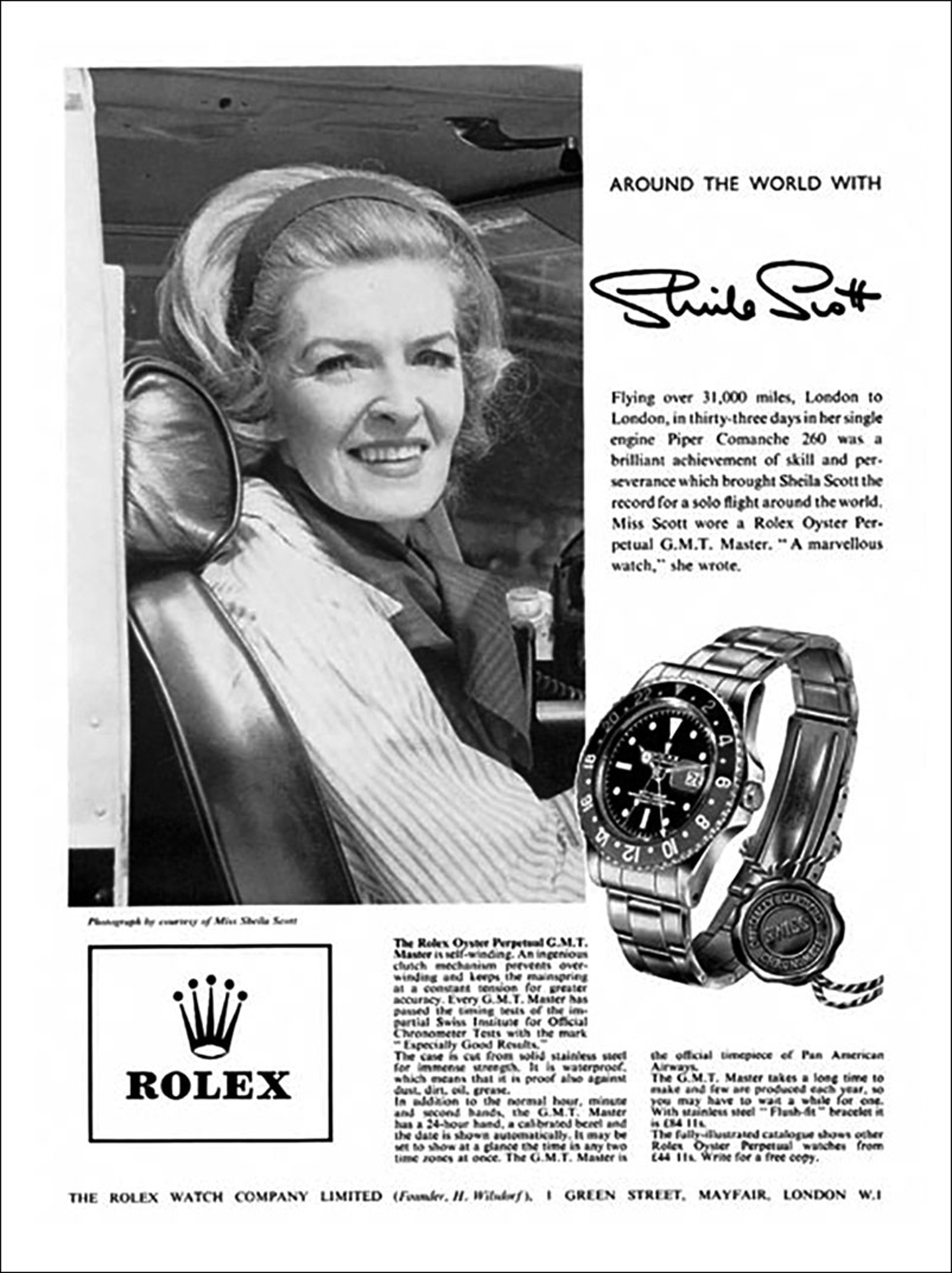 Watch by Rolex, GMT Master