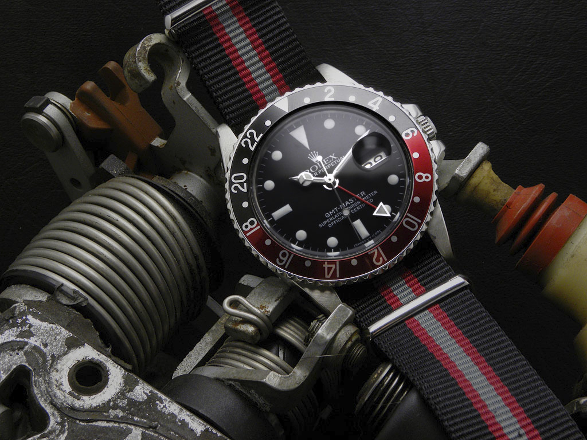Watch by Rolex, coke, GMT Master II, 16710