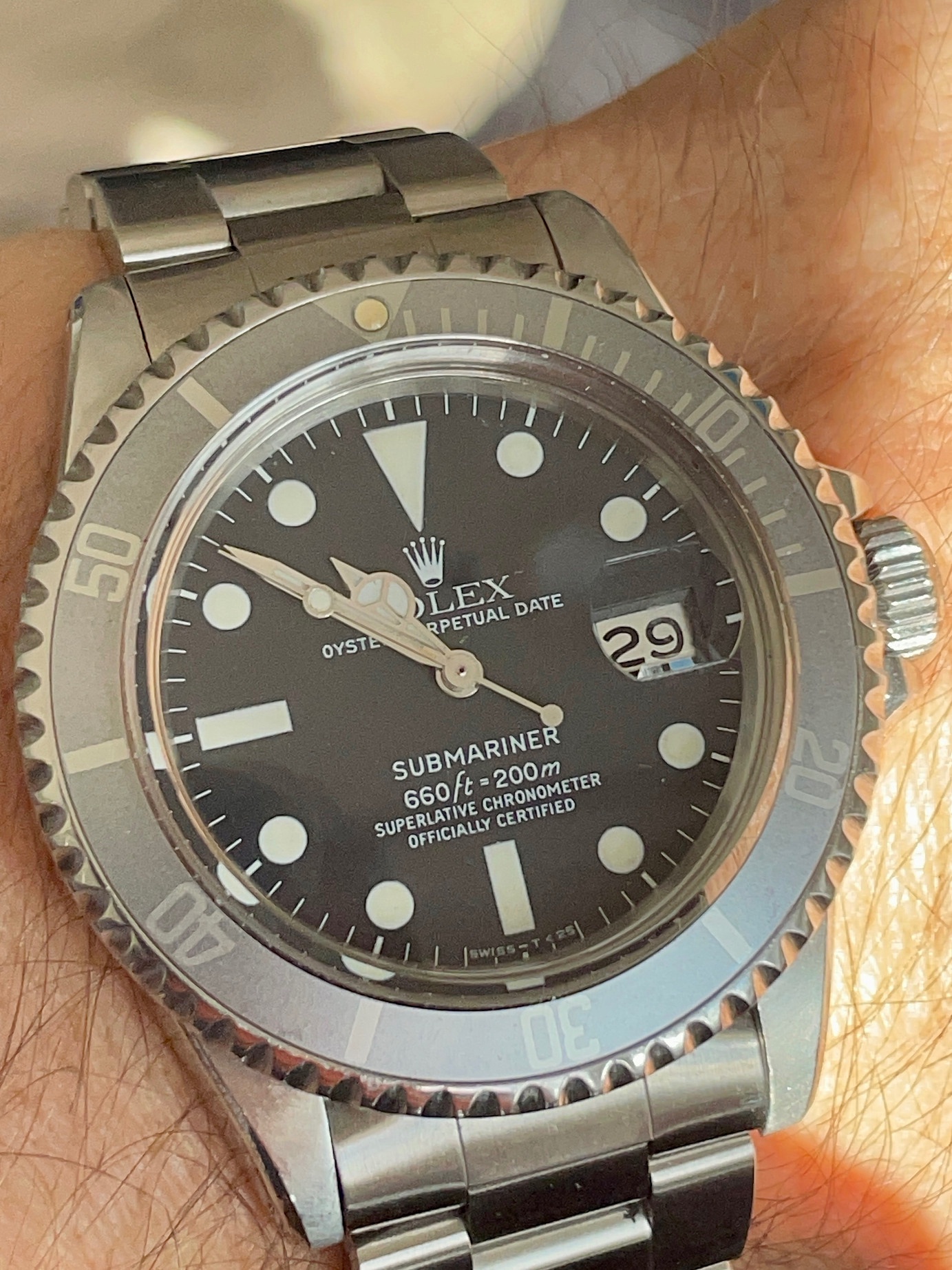 Watch by Rolex, 1680, Submariner Date