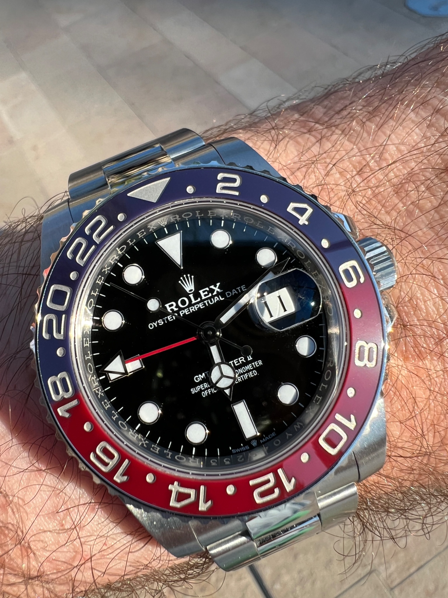 Watch by Rolex, GMT Master II, 116710