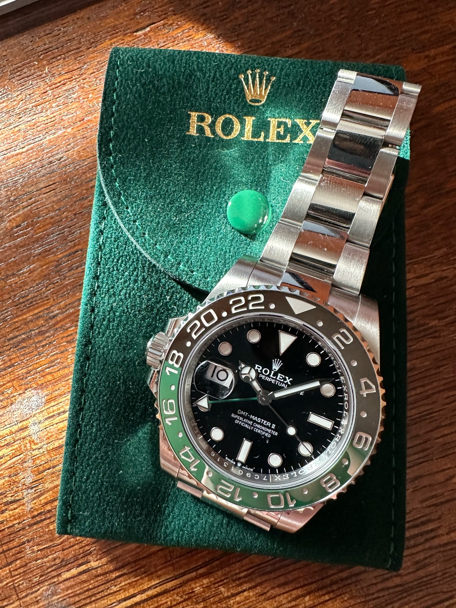 Watch by Rolex, GMT Master II, 126720VTNR
