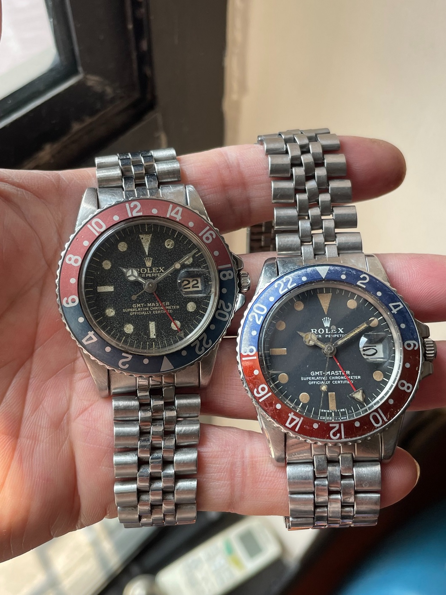 Watch by Rolex, GMT Master, 1675
