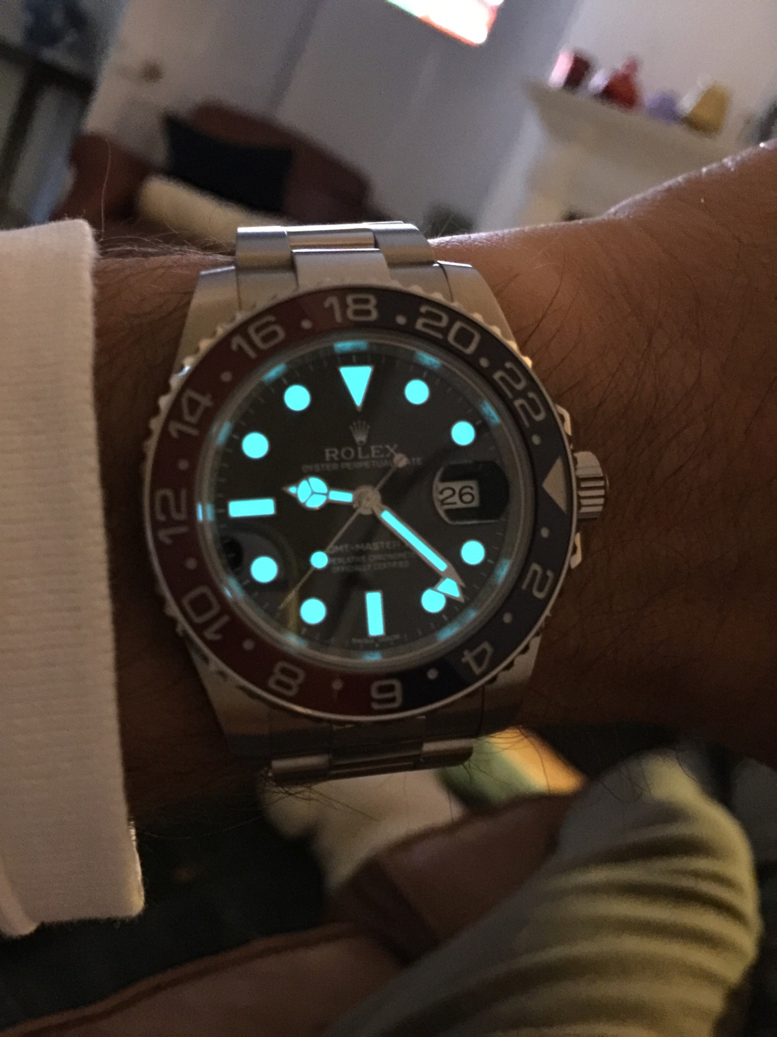 Watch by Rolex, GMT Master II, 116710