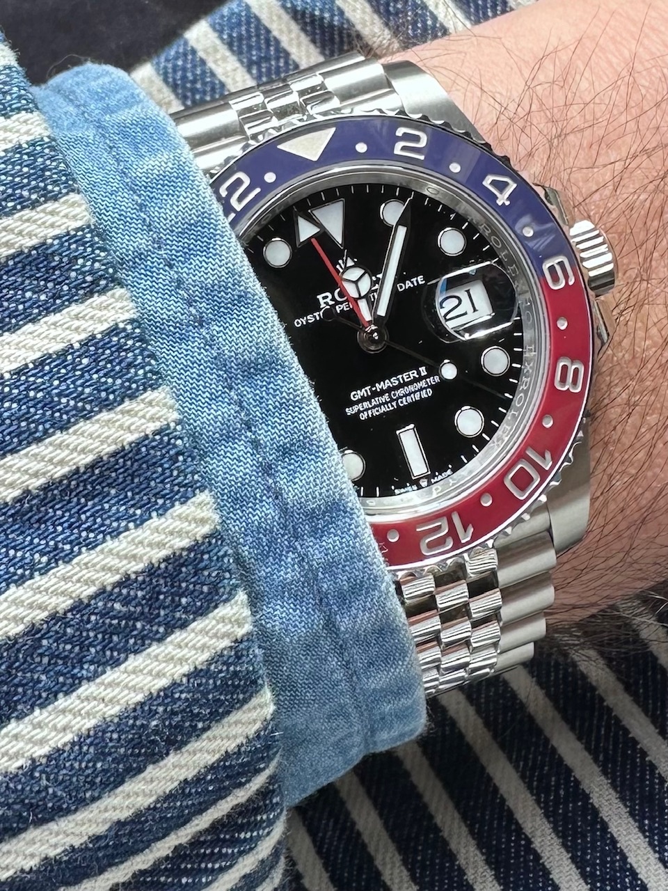 Watch by Rolex, GMT Master II, 126710BLRO, GMT-Master II