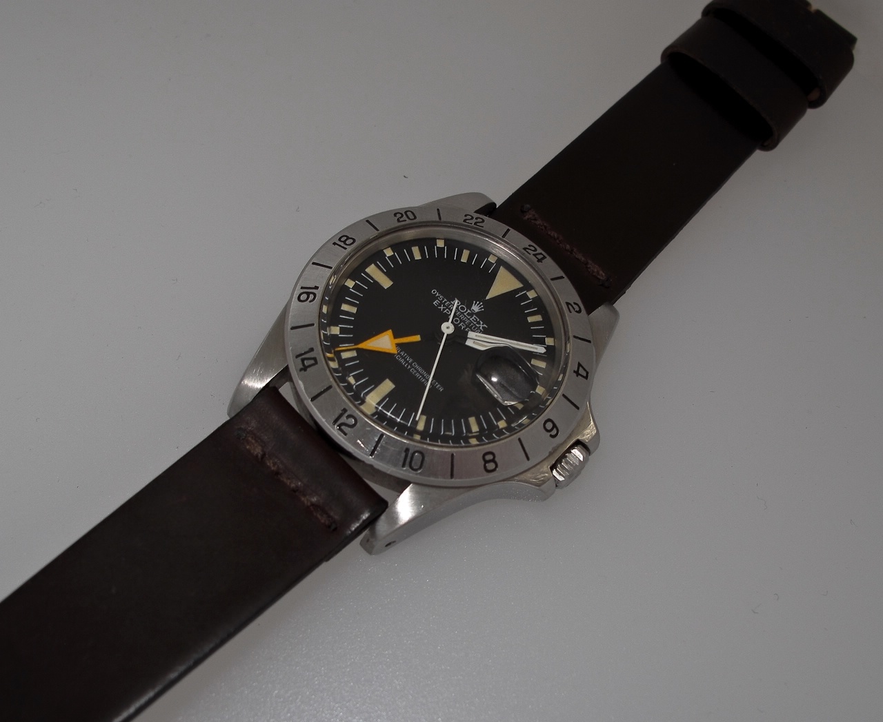 Rolex 1655 Oxblood leather strap