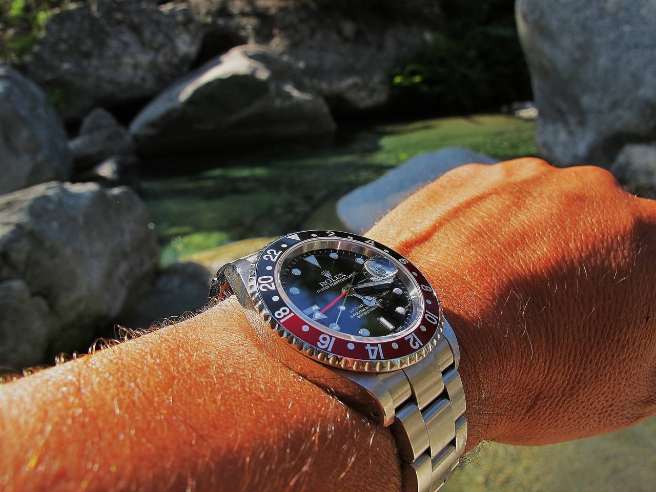 Watch by Rolex, coke, GMT Master II, 16710