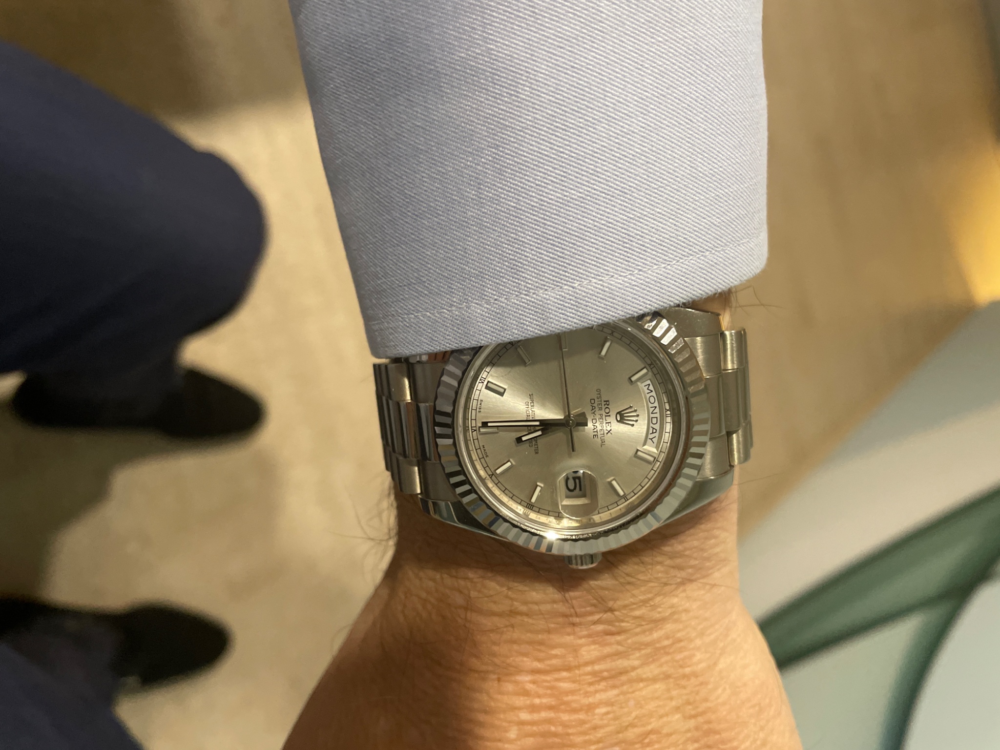 Watch by Rolex, Day Date II, 218239