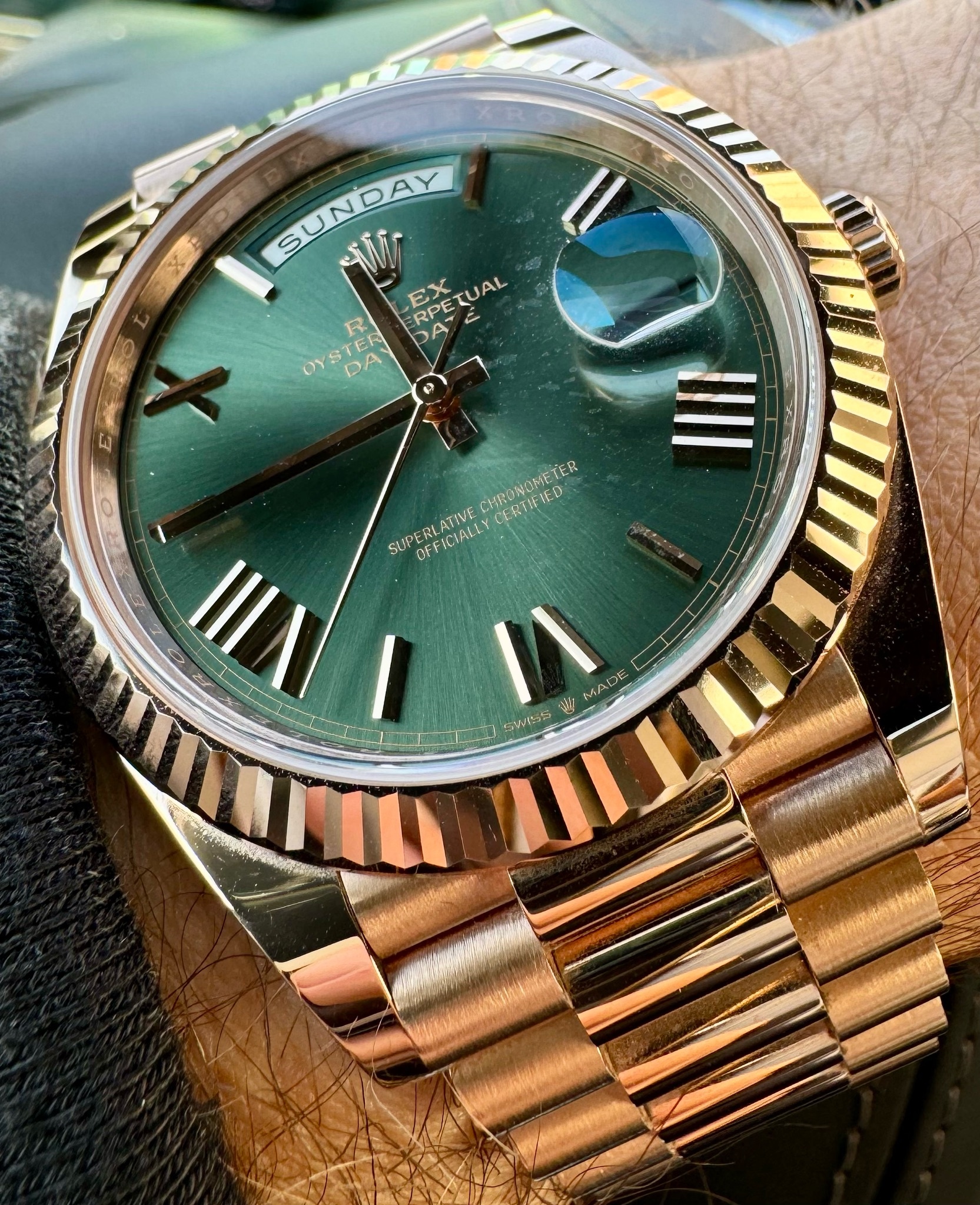 Watch by Rolex, Day Date 40 mm, 228238