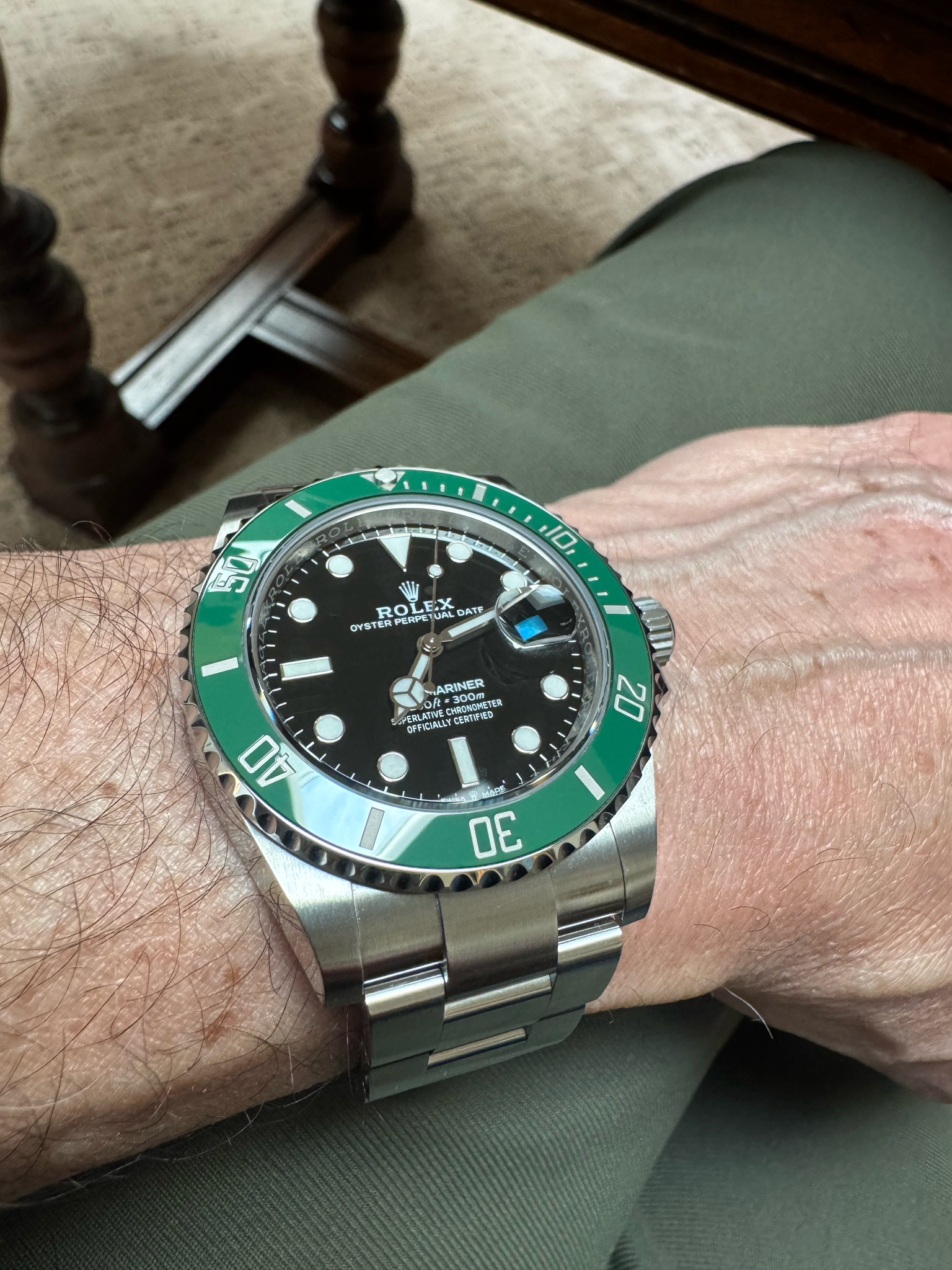 Watch by Rolex, Submariner Date, 126610LV, Starbucks