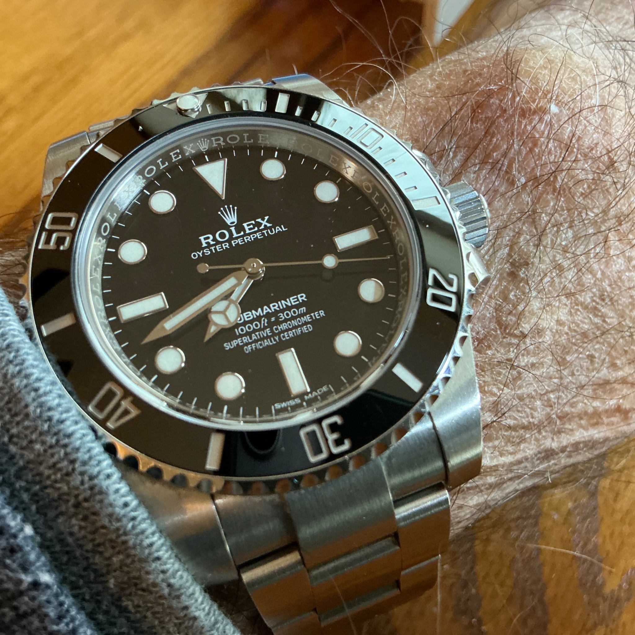 Watch by Rolex, Submariner, 124060
