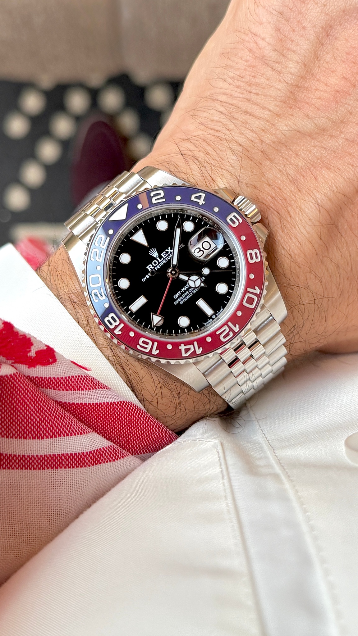 Watch by Rolex, GMT Master II, 126710BLRO, GMT-Master II
