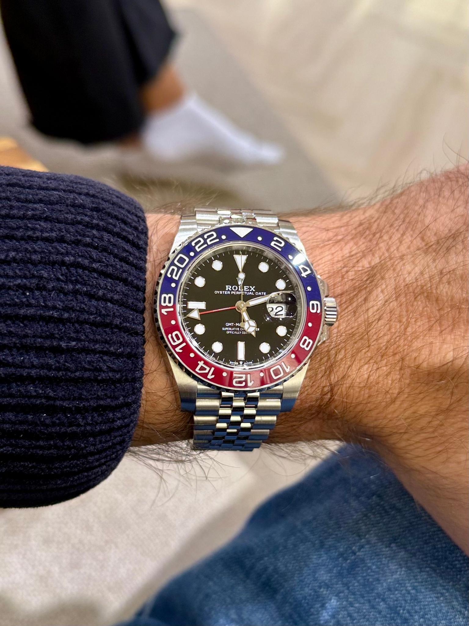 Watch by Rolex, GMT Master II, 126710
