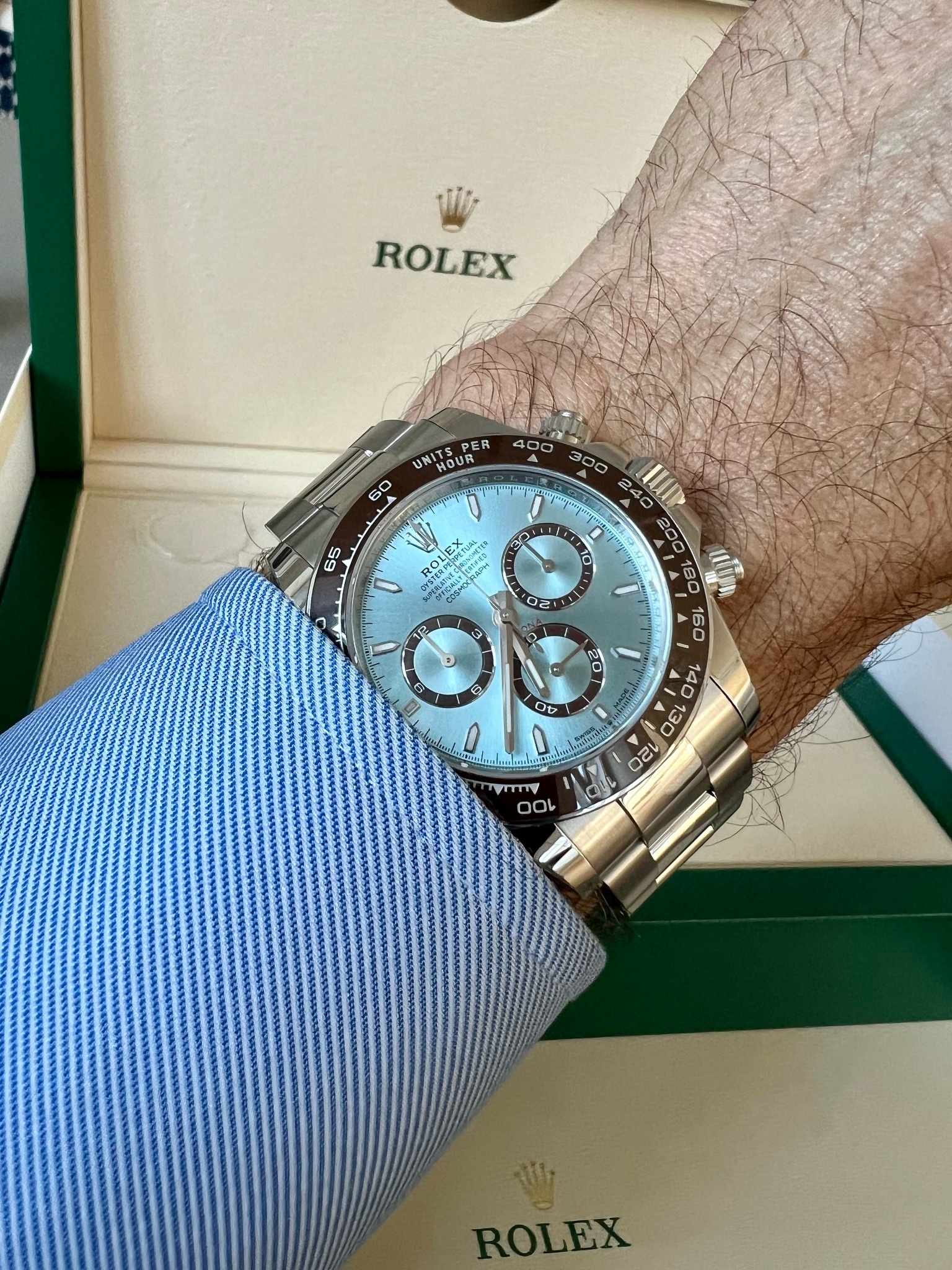 Watch by Rolex, Daytona, 126506, Platona