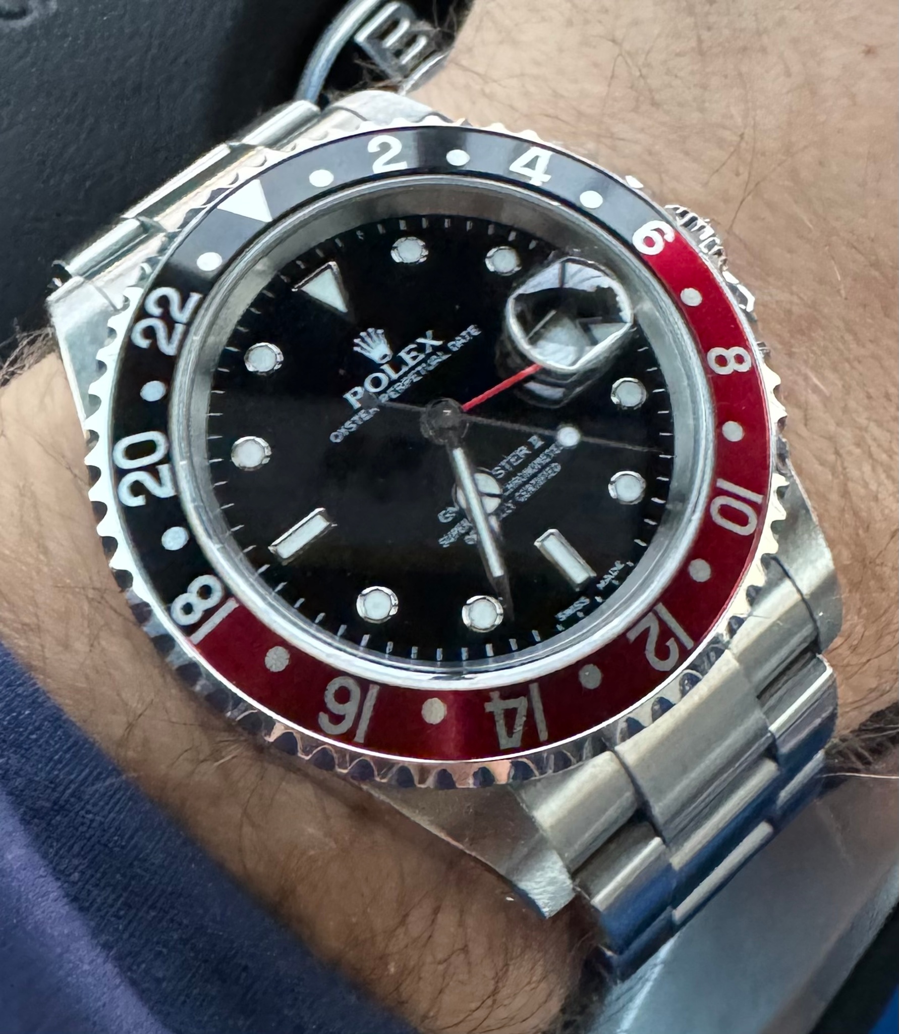 Watch by Rolex, GMT Master II, 16710