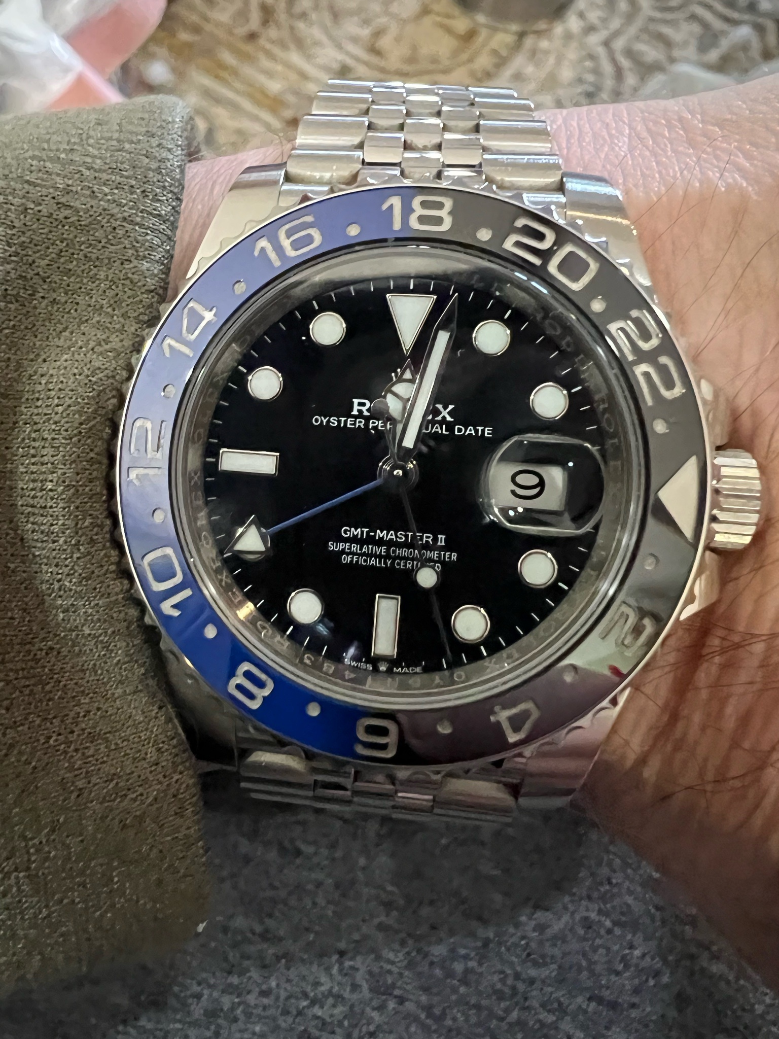 Watch by Rolex, GMT Master II, 126710, Batgirl