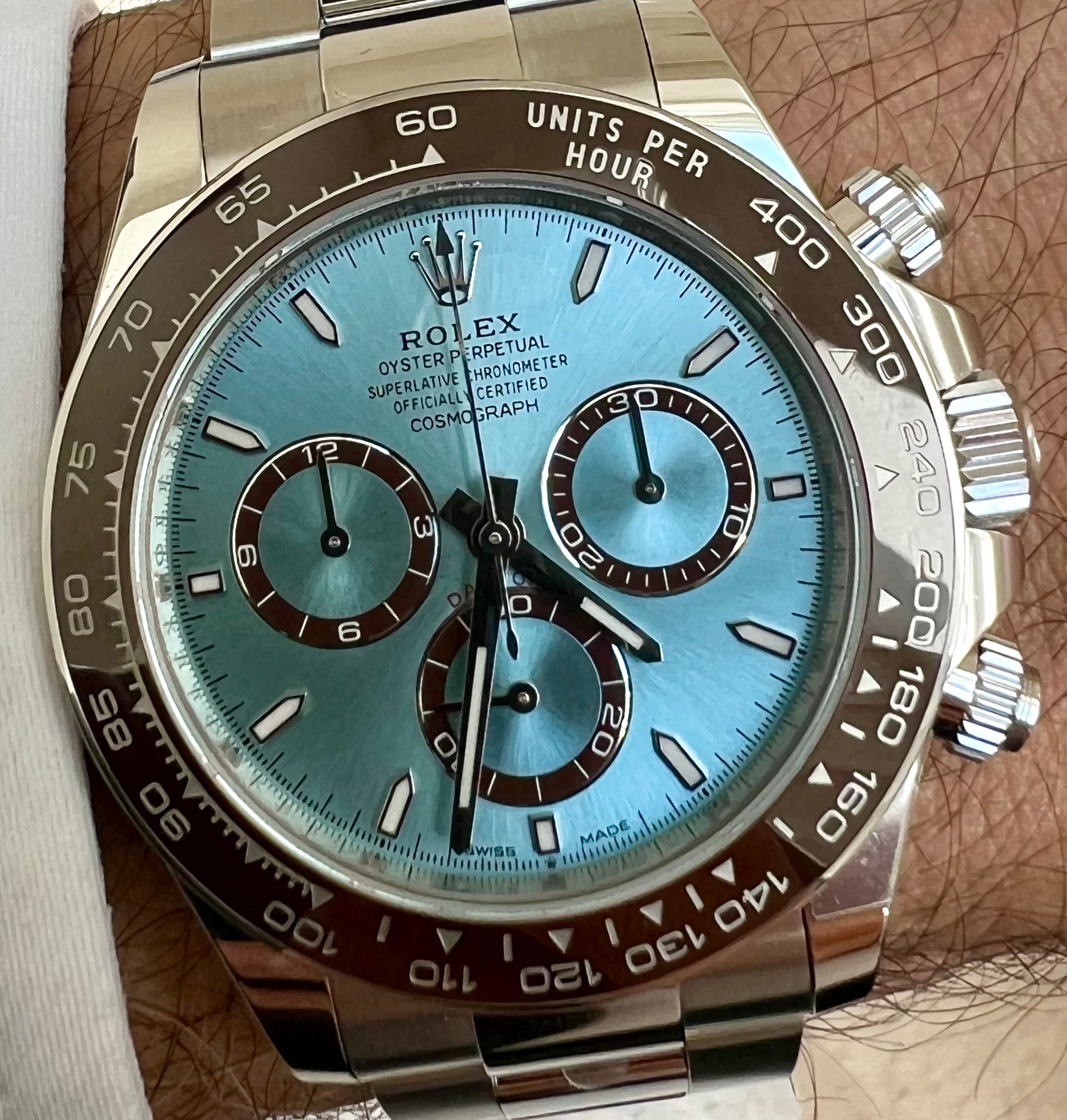 Watch by Rolex, Daytona, 126506, Platona