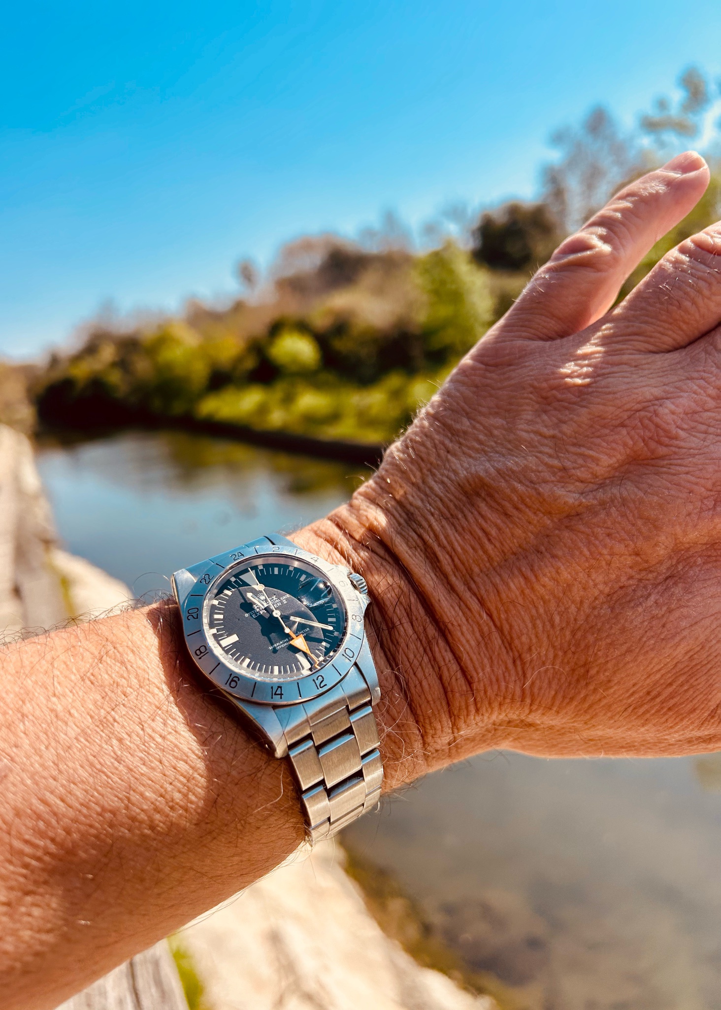 Watch by Rolex, 16570, Explorer II
