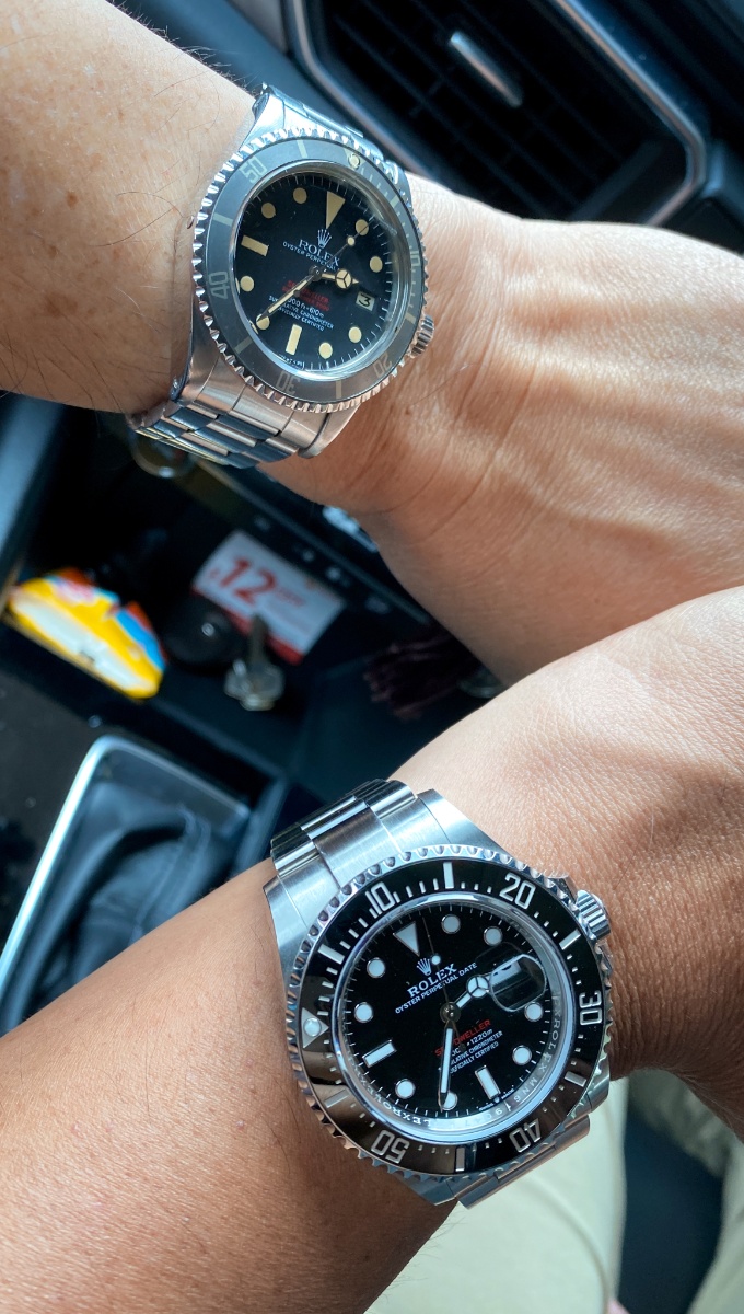 Watch by Rolex, Sea Dweller, 1665, double Red