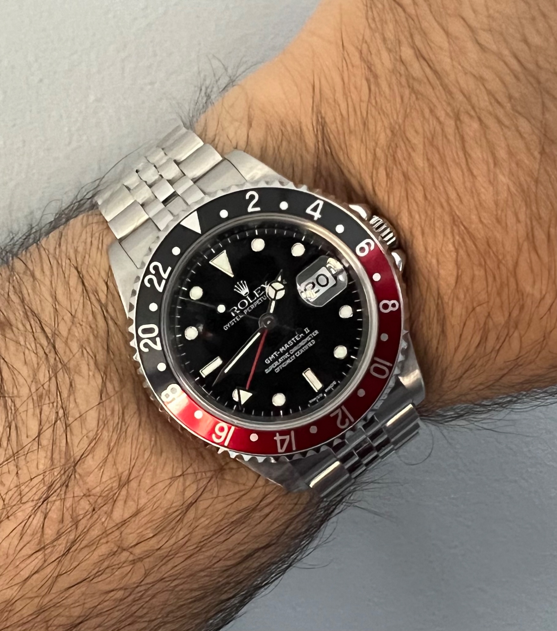 Watch by Rolex, coke, GMT Master II, 16710