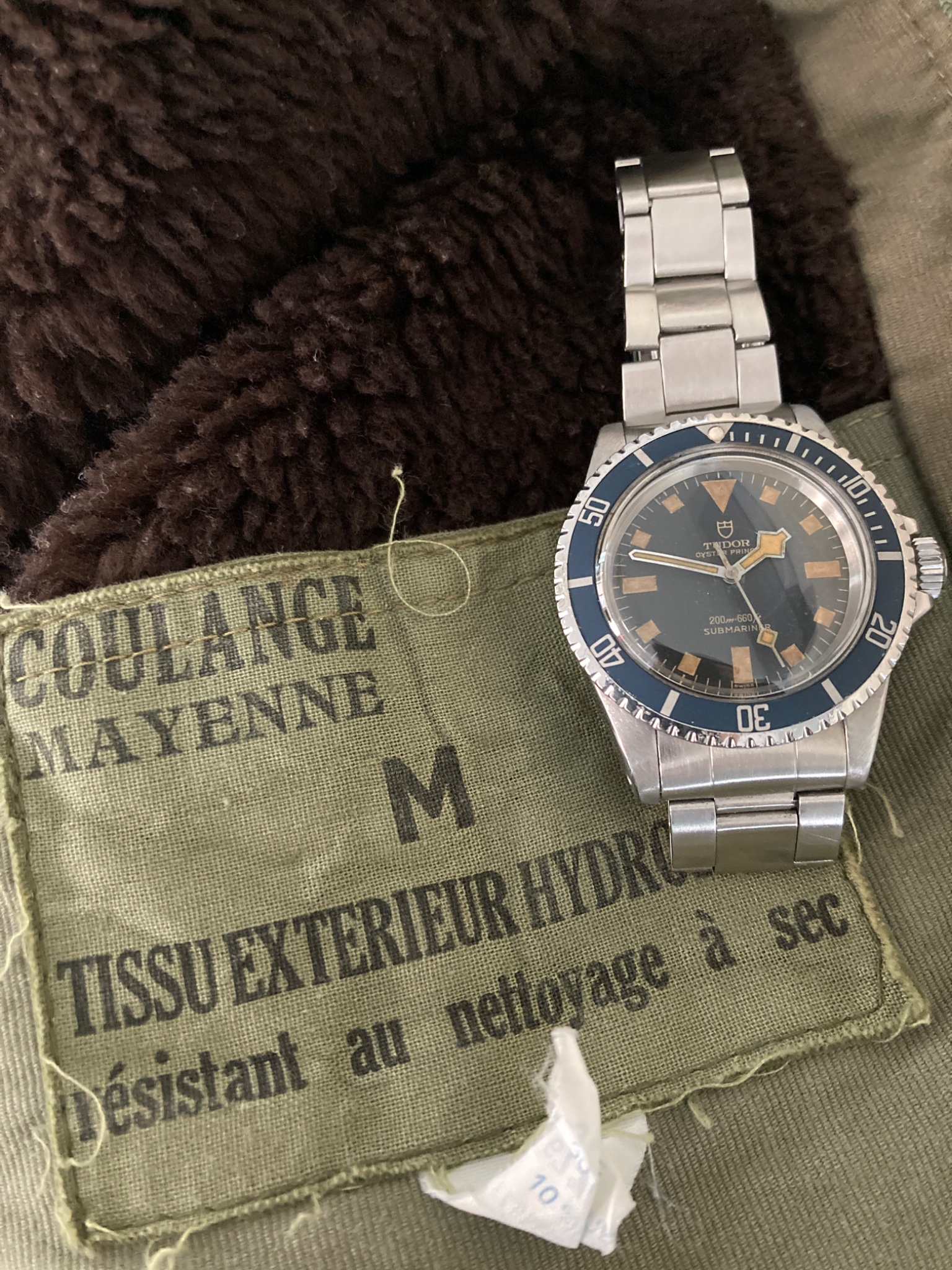 Watch by Rolex, Tudor, Tudor Submariner, 7016/0