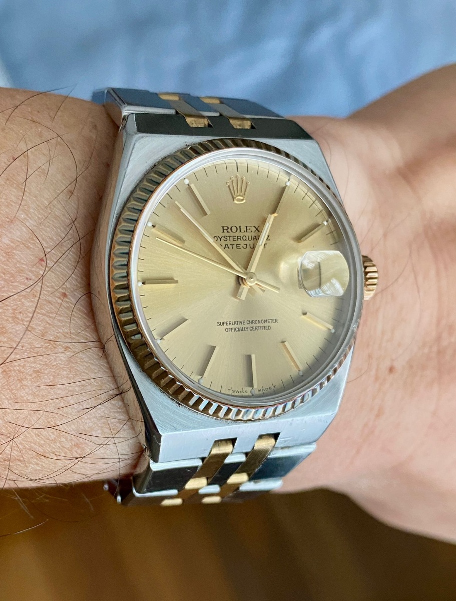 Watch by Rolex, Oysterquartz Datejust, 17013