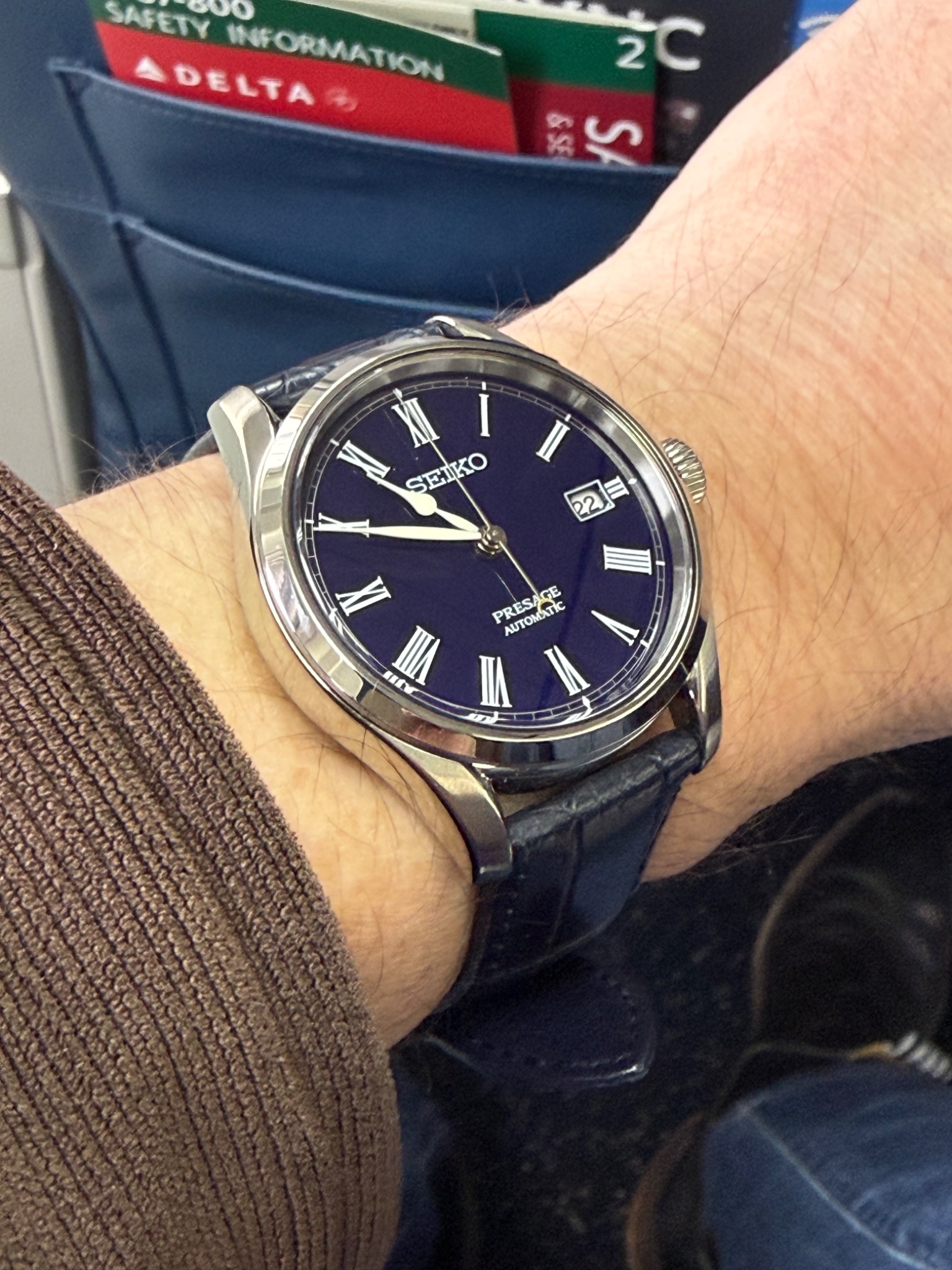Watch by Seiko, Seiko Presage, SPB069, Presage Blue Enamel
