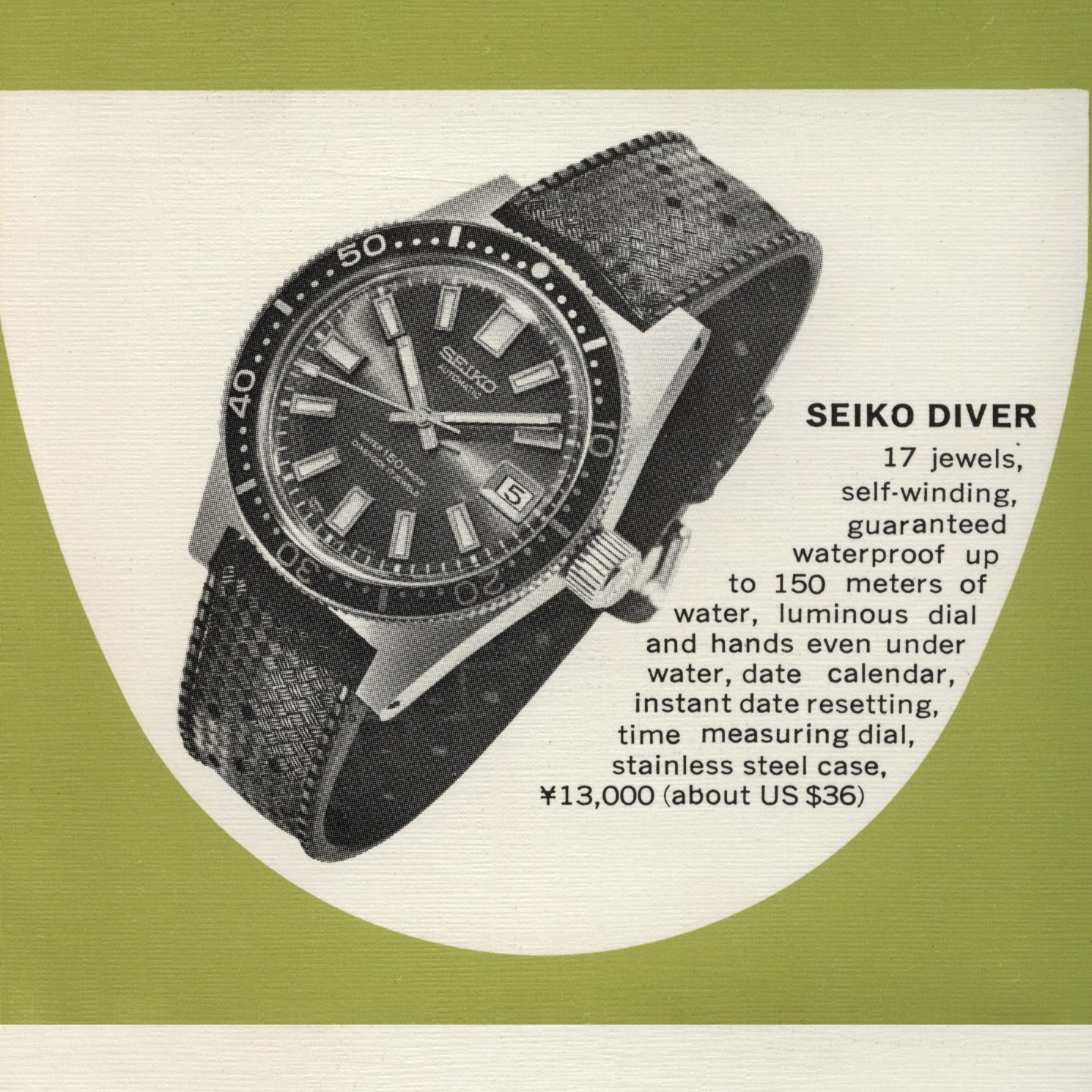 Seiko 62MAS Front