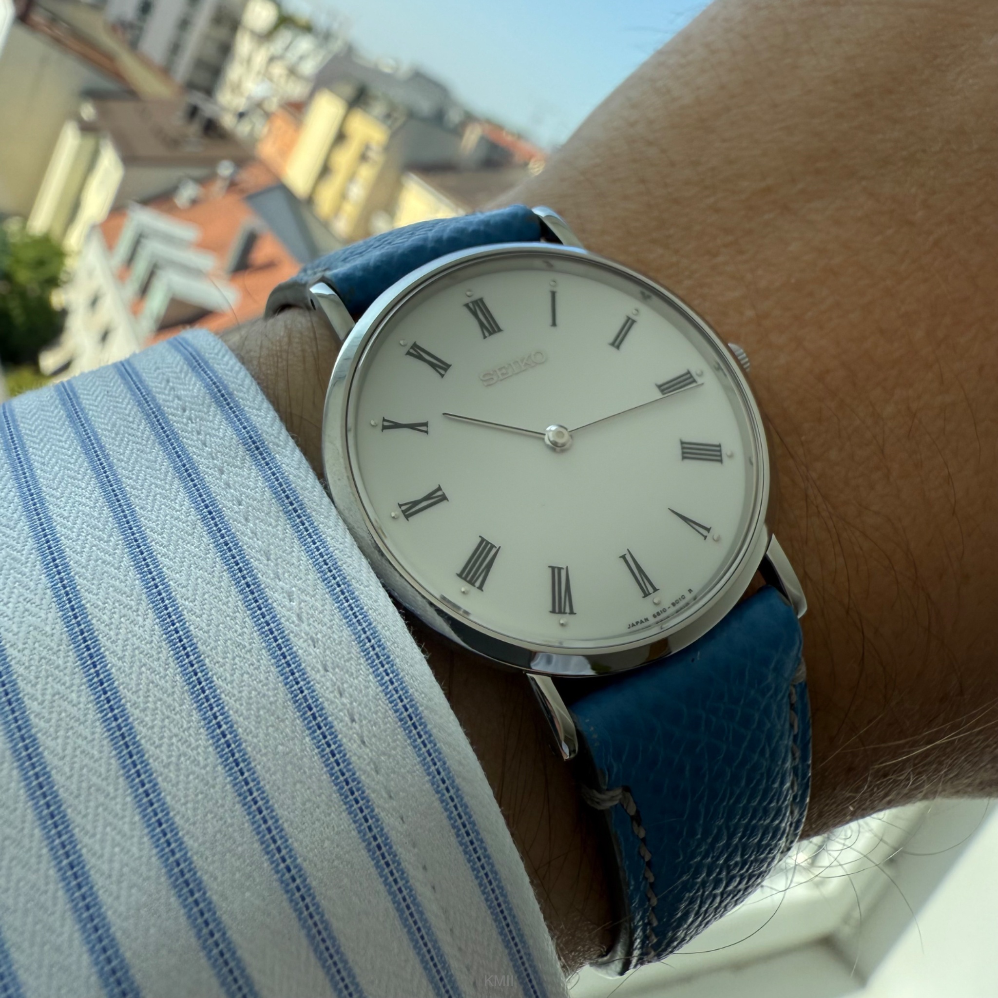 Start your week stylishly with Seikos SCVL002 watch, showcasing