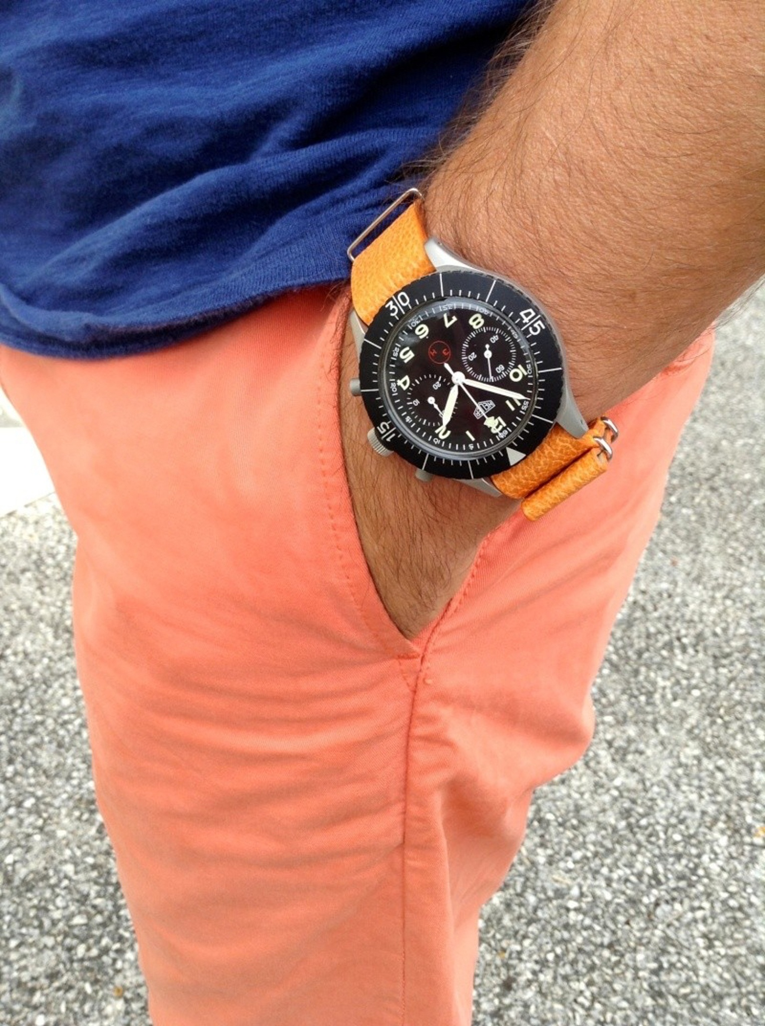 Watch by TAG Heuer, Heuer, Bundeswehr, Flyback, 1550SG