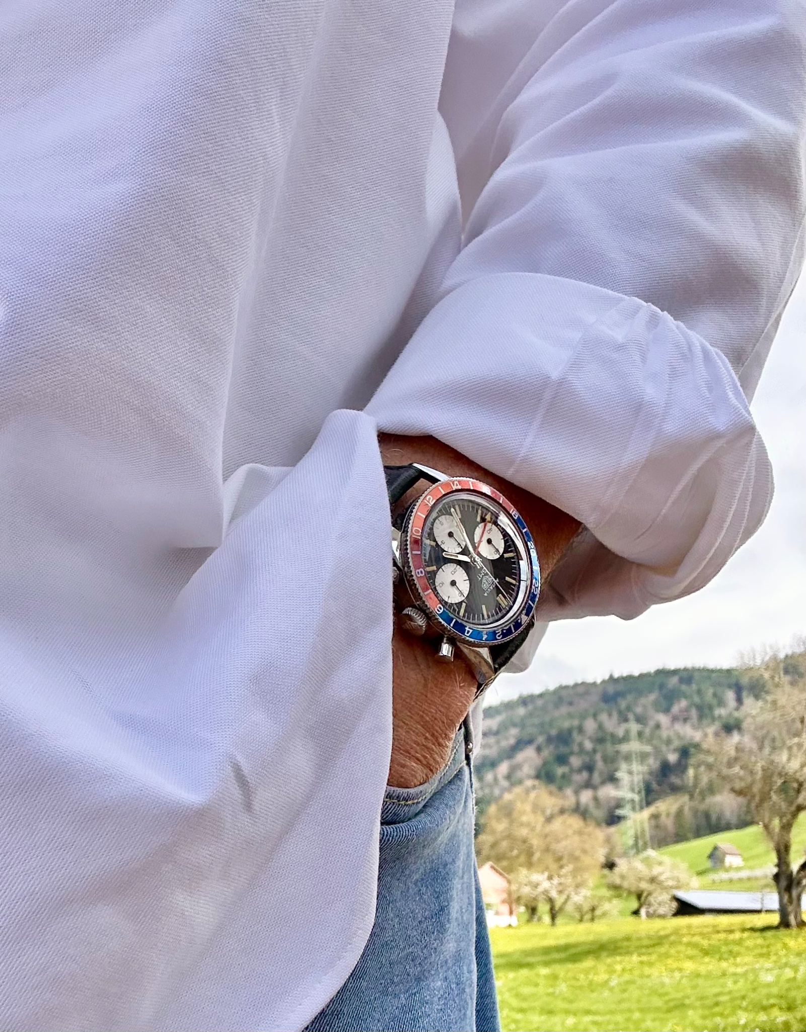 Watch by TAG Heuer, Heuer, Autavia, GMT, 2446C GMT