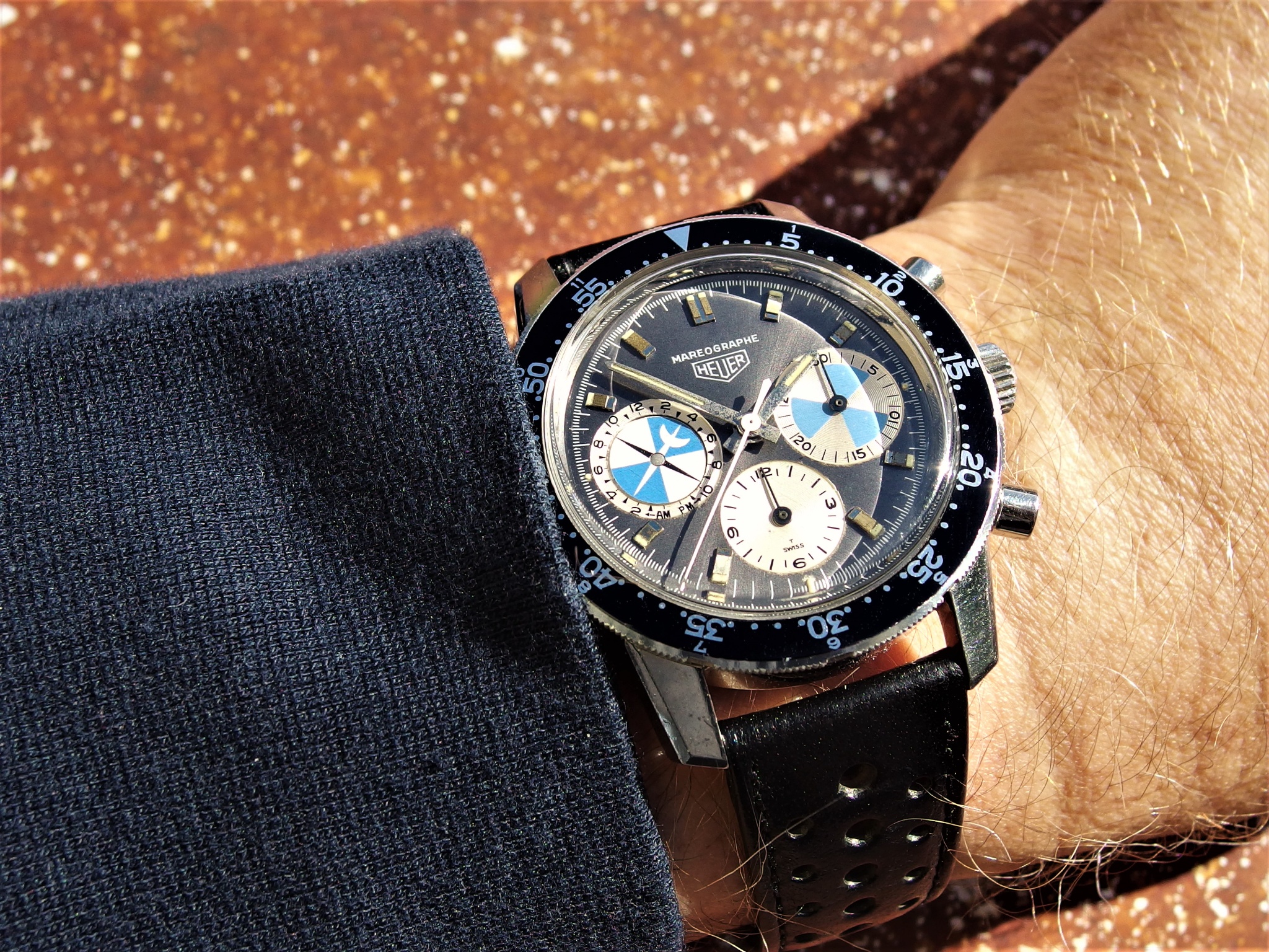 Watch by TAG Heuer, Heuer, Mareographe, First Series, 2446