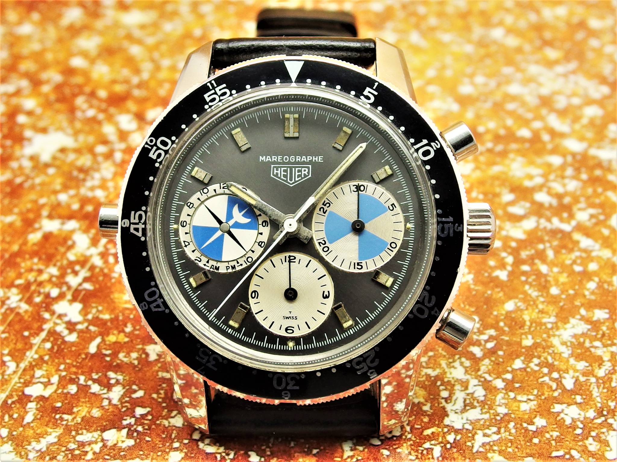 Watch by TAG Heuer, Heuer, Mareographe, First Series, 2446