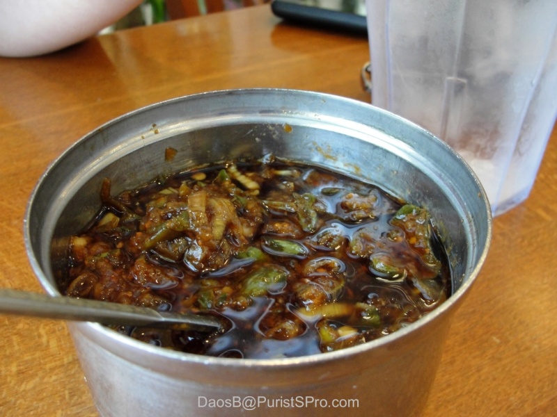 A soy-based sauce for the kyoja.