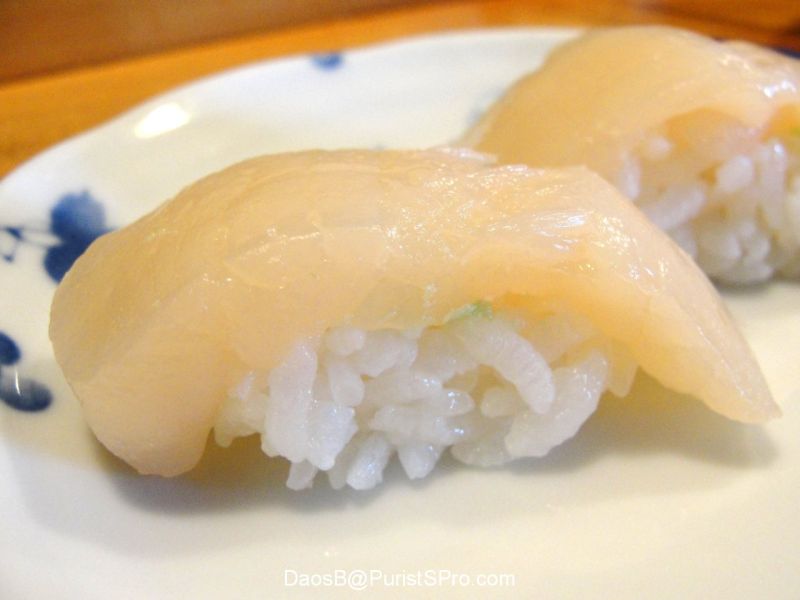 Scallop from Hokkaido, Japan.