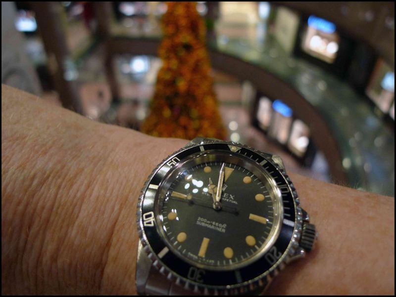 Rolex 5513 on holidays at takashimaya