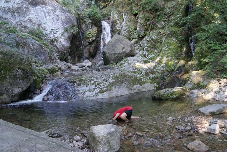 Our private pool in Myonghyang mountain