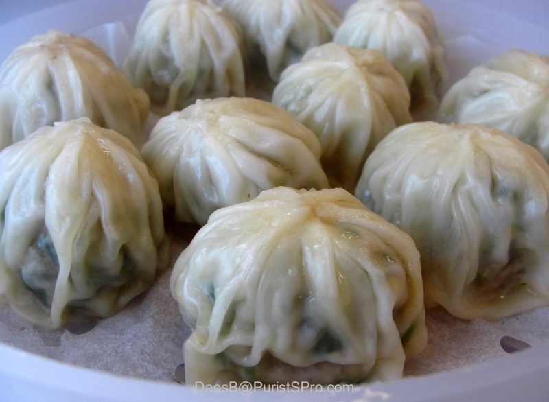 The skins of the dumpling were nice and thin.
