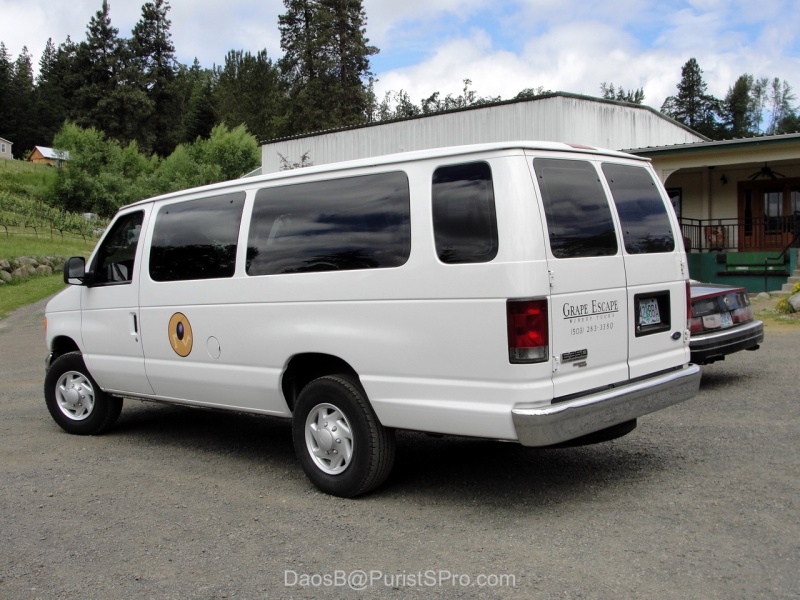 We rented a tour guide and van for the day.