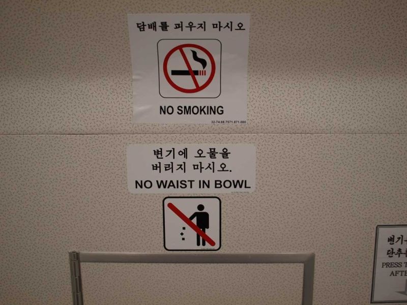 Wrong sign
